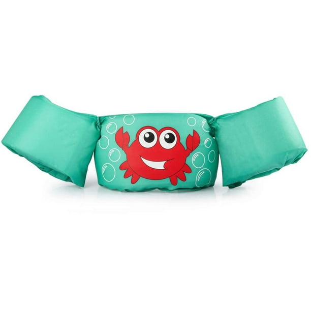 Chaleco salvavidas para niños, ayuda para nadar, brazaletes de natación ajustables para niños y niñas de 2 a 6 años, principiantes en natación para niños pequeños que nadan Vhermosa LKX-1973