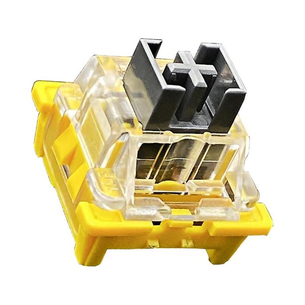 Interruptores silenciosos de eje lineal para teclado mecánico, interruptor táctil de 3 pines lubricados