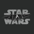 thumbnail image 2 of Men's Star Wars: A New Hope Darth Vader and Luke Skywalker Distressed Logo  Graphic T-Shirt, 2 of 5