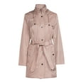 thumbnail image 3 of London Fog Women's Belted Rain Trench Coat, 3 of 5