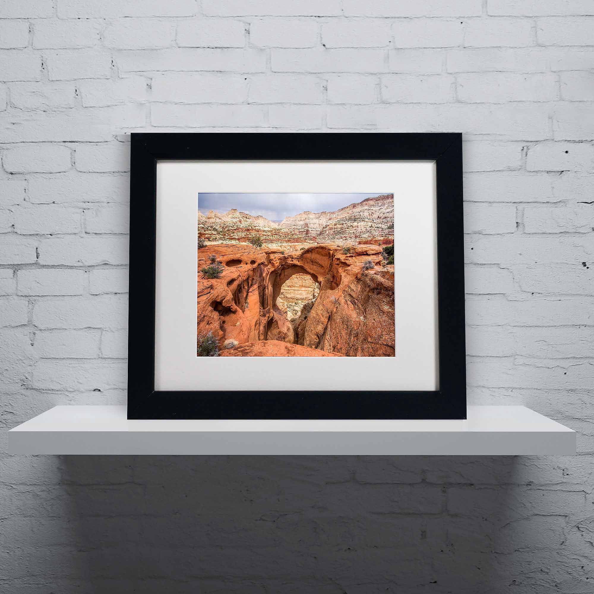 Trademark Fine Art "Cassidy Arch" Canvas Art by Pierre Leclerc, White Matte/Black Frame