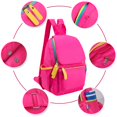 thumbnail image 4 of Mochila Weiatas para niños de 15 pulgadas, resistente al agua, color rosa intenso, pequeña, 4 of 6