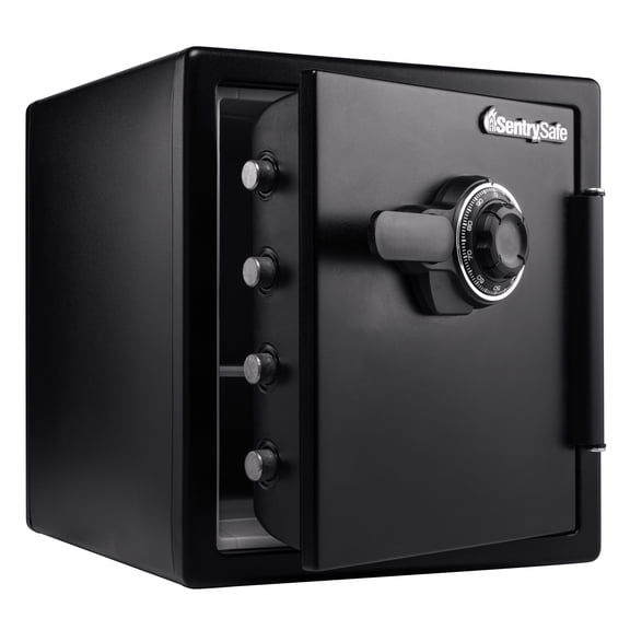 SentrySafe SFW123CS Fire-Resistant and Waterproof Safe with Dial Combination Lock, 1.23 Cu-Ft.
