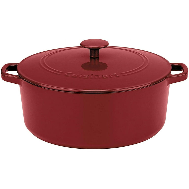 Cuisinart® Chef's Classic™ Enameled Cast Iron 7 Quart Round Covered  Casse, cooking, casserole, frying pan