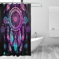 thumbnail image 2 of Coolnut Shower Curtain Dream Catcher Bathroom Decor Watercolor Shower Curtain Sets Fabric Cloth Bathroom Curtains with Hooks 60x72 Inch, 2 of 6