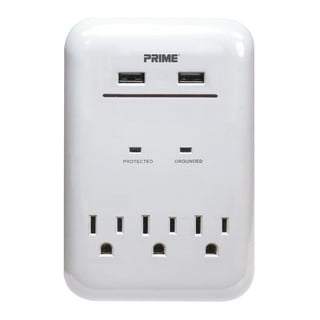 Prime 4-Outlet Wall Tap with Corded Remote Switch PBFSTAP
