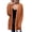 Brown, variant on Zeagoo Women' Cardigans Long Sleeveless Sweater Button Down Open Front Colorblock Clothes
