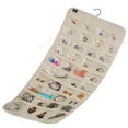 thumbnail image 4 of Organizador de joyas BB Brotrade para colgar con 80 bolsillos, color beige, 4 of 6