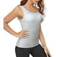 thumbnail image 4 of Shapeviva Tank Tops With Built-in Bra for Women Cami Undershirts, XL, 4 of 6