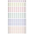 thumbnail image 1 of Craft Tape Plaid Pattern 6 Rolls DIY Colorful 6.56ft Masking Tape Planner Tape, 1 of 6