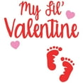thumbnail image 3 of CafePress - My Lil' Valentine Maternity T Shirt - Cotton Maternity T-shirt, Cute & Funny Pregnancy Tee, 3 of 4