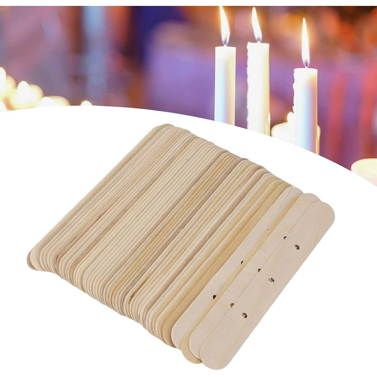 Candle Wick Stickers Wooden Candle Wick Holders Stay Flat, Centered and for  Factory use.