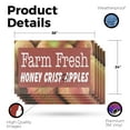 thumbnail image 2 of Farm Fresh Honey Crisp Apples Vinyl Decal 5 Pack of 24 Inch x 36 Inch Weatherproof Heavy-Duty Adhesive Backing | Sweet and Juicy, Locally Grown, Orchard Fresh | Made in USA, 2 of 6