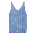 thumbnail image 2 of Wycnly Camisole Top for Women Summer Tops Party Club Going out Loose Lightweight Sparky Tank Top Fashion Solid Sleeveless T Shirts Girls Sleeveless Shirt, 2 of 3