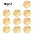 thumbnail image 2 of 10 piezas de cuentas de bola redondas, cuentas espaciadoras plateadas plateadas, suministros de joyería hechos a mano, accesorios para hacer Ropa, zapatos y accesorios Miscelánea Color dorado 3MM Sonducket AP010775-07B, 2 of 6