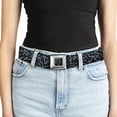 thumbnail image 5 of Buckle-Down Belt, Seatbelt Buckle Belt, Constellations Scattered Midnight Blue White, Youth 22 to 32 Inches, 5 of 9