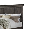 thumbnail image 3 of Magnussen Calistoga Queen Panel Headboard in Weathered Charcoal, 3 of 4