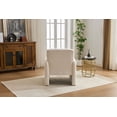 thumbnail image 4 of CQSXDA Fabric Accent Chair, Comfy Upholstered Armchair for Leisure Use in Living Room or Apartment Spaces, 4 of 12