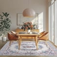 thumbnail image 5 of ZENELESS 6x9ft Washable Rugs, Low Pile Stain Resistant Throw Carpet,Butterfly Print Non Slip Modern Area Rug for Dining Family Room Foyer Apartment Den Pink, 5 of 11