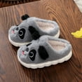thumbnail image 2 of yocbz Slippers For Boys Infant Toddler Boys Girls Winter Slippers Prewalker Cotton Warm Cartoon Slippers Indoor 2025 Casual Fashion Children Slippers Grey,Size for US 9, 2 of 8