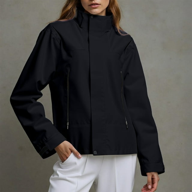 HUITKMM Fall Jacket Women's Lightweight Windproof Breathable Outdoor Jacket for Couples
