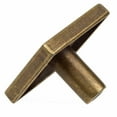 thumbnail image 3 of GlideRite 1-1/4 in. Classic Square Pyramid Cabinet Knobs, Antique Brass, Pack of 5, 3 of 5