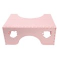 thumbnail image 2 of Foldable Toilet Stool, Squatting Posture Poop Stool, Bathroom Anti Slip Toilet Assistance Step Stool, Portable Travel Foot Stool for Toilet, Easy to Storage Toilet Squat Stool, 2 of 7