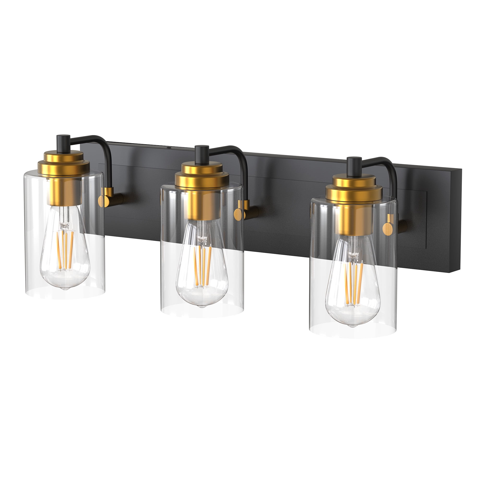 LOHAS 3Light Bathroom Vanity Light Fixtures Over Mirror Vintage