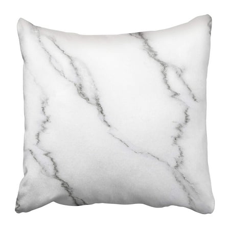 Blackwork Design - ARHOME Black Abstract White Marble with Natural Pattern for Design Work Gray Antique Cut Pillow Case Cushion Cover 18x18 inch