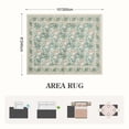thumbnail image 2 of SUNDEREY 8'x10' Vintage Floral Area Rugs for Living Room, Washable Large Boho Area Rugs for Bedroom, Soft Non-Slip Thin William Morris Botanical Rug for Dining Room Home,Beige, 2 of 11