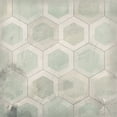 thumbnail image 2 of Vess, June Erica 12x12 Black Ornate Wood Framed with Double Matting Museum Art Print Titled - Hexagon Tile VII, 2 of 4