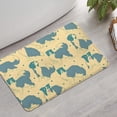 thumbnail image 2 of Border Collie Bathroom Rugs Mat,Non Slip Microfiber Bathroom Rug,Rubber Backing,Soft Bathroom Mats for Bathroom Floor,Tub and Shower,17x27in(43x68cm), 2 of 5