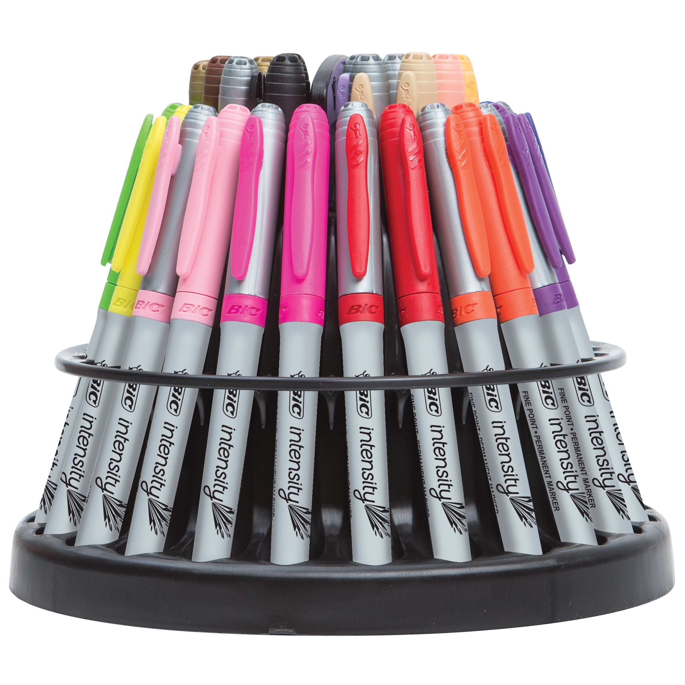 NEW BIC Fine Point Permanent Markers - 36 Assorted Colors - w