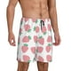 thumbnail image 2 of Fotbe Strawberry Pantalones Cortos de Pijama para Hombre, Ropa de Dormir, Pantalones de Pijama Cortos para Hombre-Small, 2 of 6
