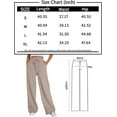 thumbnail image 6 of SMZ Womens Wide Leg Sweatpants High Waisted Baggy Lounge Pants Drawstring Athletic Flared Joggers with Pockets, 6 of 6