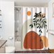 thumbnail image 2 of Cortina De Ducha Para Baño Con Estampado Abstracto De Plantas Y Flores, Cortina De Poliéster Impermeable Para Separar El Baño, Cortina De Puerta, 2 of 6