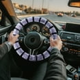 thumbnail image 6 of Winter Faux Wool Steering Wheel Cover - Warm & Cozy, Universal Fit for Standard Wheels, Unisex, Easy to Install, 6 of 6