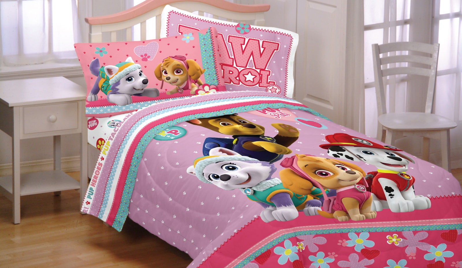 paw patrol twin bed in a bag