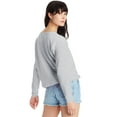 thumbnail image 3 of Hanes Women’s EcoSmart Cotton-Blend Fleece Crewneck Sweatshirt, 3 of 3