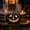 Black, variant on CRAGRSI Halloween Pumpkin Lantern Jack O Lantern Resin Black LED Pumpkin Decor Outdoor Halloween Decorations Halloween Ornaments for Indoor Outdoor Tabletop Home Decor Party Spooky