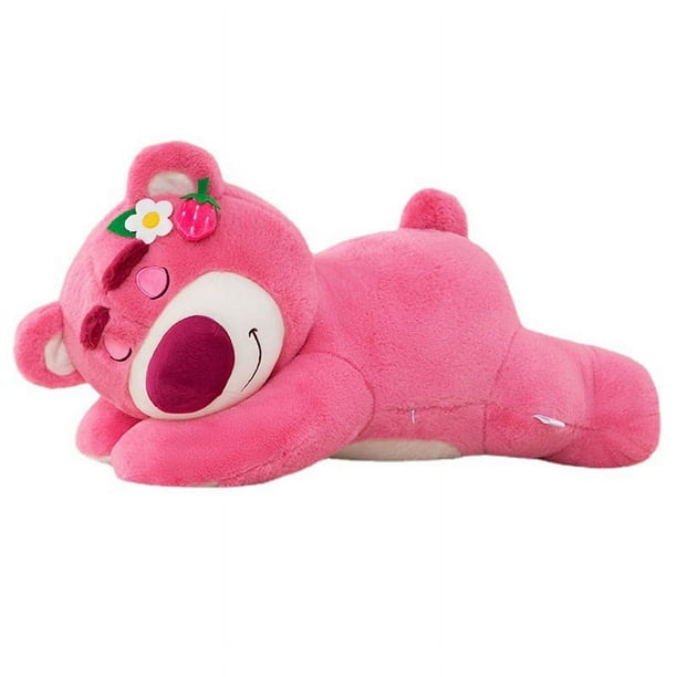 Oso de peluche, lindo y encantador oso de peluche para niñas, regalo de cumpleaños de San Valentín, rosa, 40 cm/15,7 pulgadas, 0,4 kg/0,9 lb