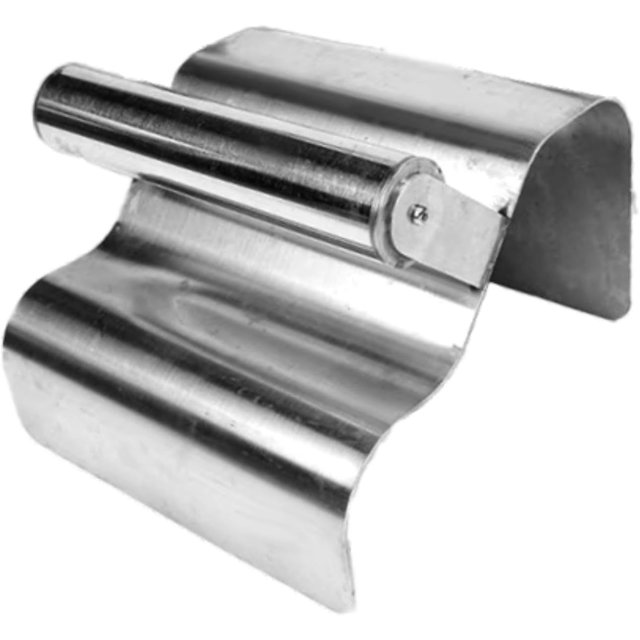 HUGFEGWE Outil de Façonnage de Béton pour Maçonnerie de Paysage, Acier Inoxydable avec Poignée, Outil de Maçonnerie Multifonction en Béton, Style C UA824-9222