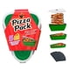 thumbnail image 1 of Recipiente de almacenamiento para pizza, paquete de pizza reutilizable con 5 bandejas, color verde, 1 of 9