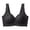 Black, variant on Seamless Jelly Soft Support T Shirt Bra For Full Coverage Sagging Comfort Wireless Unlined Pullover Bralette, L, Khaki