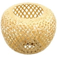 thumbnail image 3 of CRAFTHROU Pendant Lamp Shade Woven Wicker Lamp Shades Beige Rustic Style for Ceiling Lamps 1Pcs, 3 of 4
