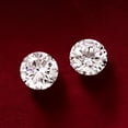 thumbnail image 5 of Ross-Simons 6.00 ct. t.w. CZ Stud Earrings in 14kt White Gold, Women's, Adult, 5 of 5