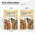 thumbnail image 6 of Happy Thanksgiving Garden Flag Decoration Yard Farmhouse Double Sided Holiday Party Outdoor Camping Decor Flags 12x18in, 6 of 7