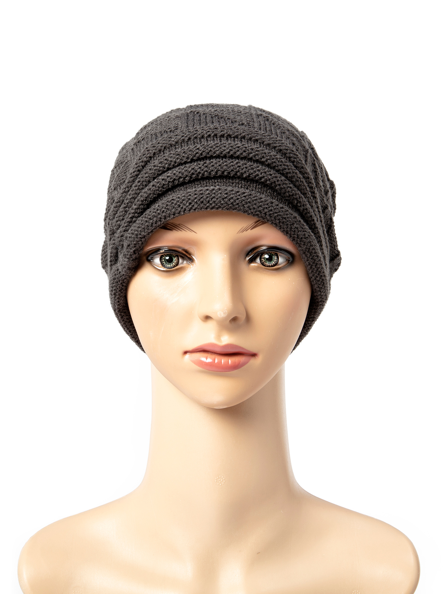 SAYFUT Girls Winter Beanie Hats Warm Knit Hat Thick Knit Skull Cap Oversize Baggy Slouchy Beanie Warm Winter Hat Stocking Cap For Women - image 4 of 8
