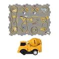 thumbnail image 2 of Pistas de rompecabezas Juego de rompecabezas Pista Vehículo de juguete Pista de juguete Montessori Bloques de construcción B rompecabezas de 12 piezas, 2 of 8
