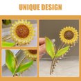 thumbnail image 2 of Pinza para el pelo con forma de girasol, pinza para el pelo con forma de flor, pinza para peinar el cabello, pinza para cola de caballo, 2 of 7